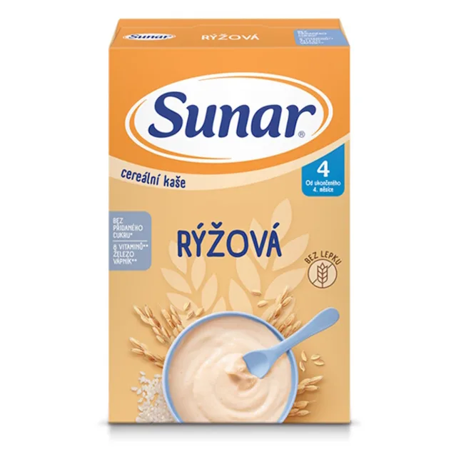 SUNAR Cereální kaše rýžová 210 g