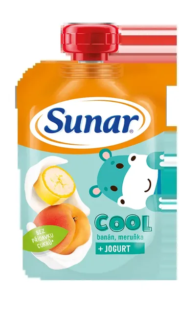 SUNAR Cool banán meruňka jogurt 110g