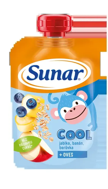 SUNAR Cool borůvka banán ovesné vločky 110g