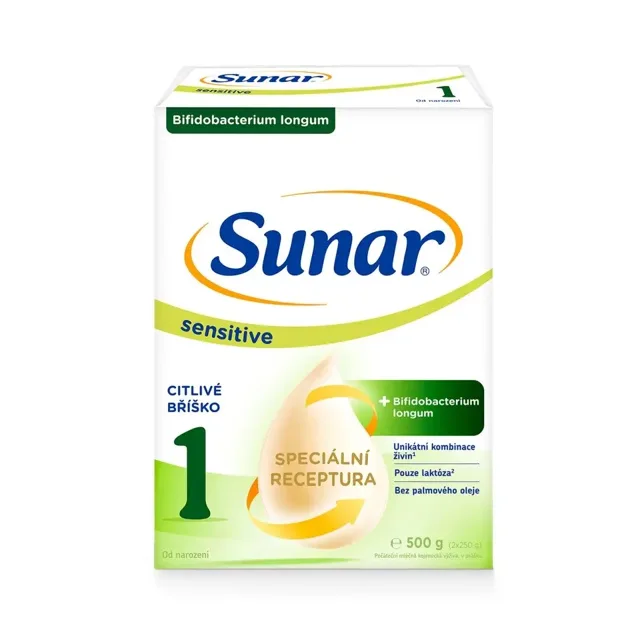 Sunar Sensitive 1 od 0-6m 500 g
