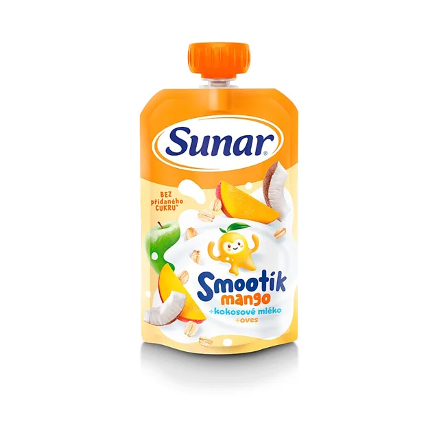 SUNAR Smootík mango kokosové mléko oves 12m+ 120 g