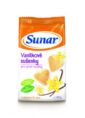 Sunar vanilkové sušenky 175g