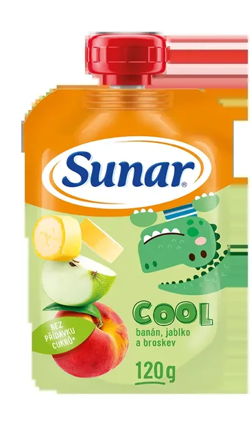 Sunárek Cool ovoce broskev jablko banán 120 g