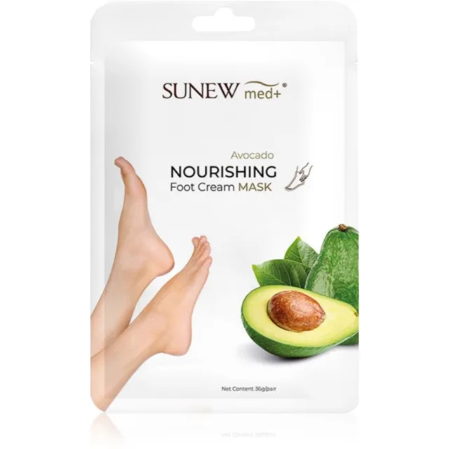 SUNEWMED+ Moisturising Foot Mask with Avocado Oil hydratační ponožky na chodidla 1 pár