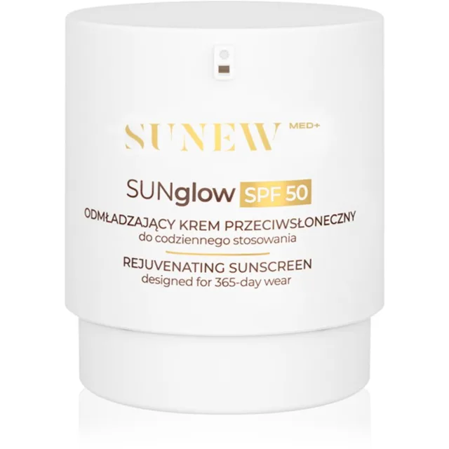 SUNEWMED+ SUNglow Anti-Aging Face Sunscreen SPF 50 opalovací krém s omlazujícím účinkem SPF 50 50 ml