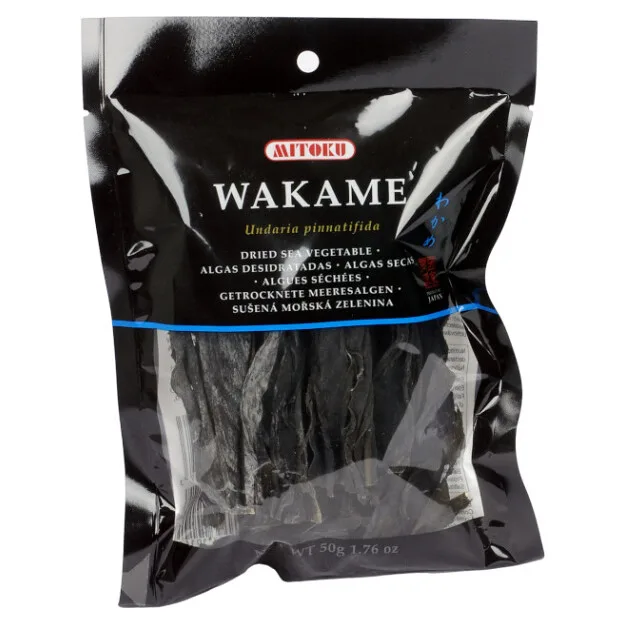 SUNFOOD Wakame sušené mořské řasy 50 g