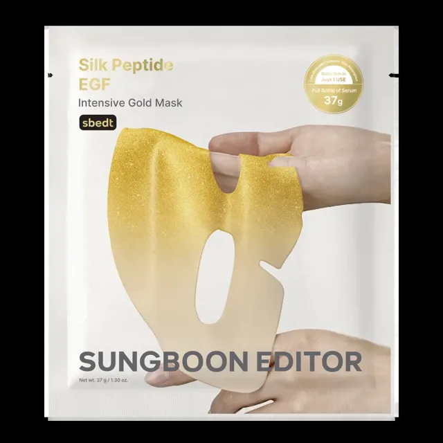 Sungboon Editor Pleťová maska Silk Peptide EGF Intensive Gold 37 g