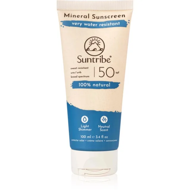 Suntribe Mineral Sunscreen minerální ochranný krém na obličej a tělo SPF 50 100 ml