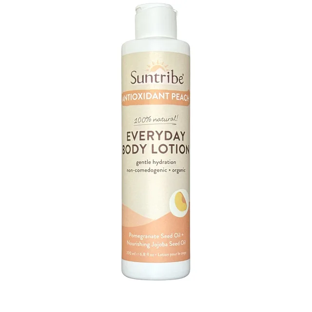 Suntribe Organické tělové mléko s antioxidanty Broskev 200 ml
