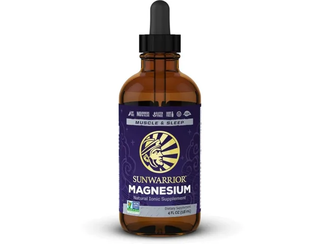Sunwarrior Magnesium Liquid, tekutý hořčík, 118 ml