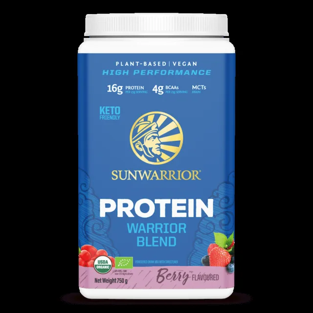 Sunwarrior Protein Blend BIO - Lesní plody - 750g