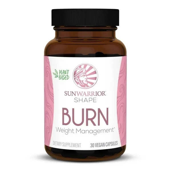 Sunwarrior Shape Burn, Spalovač tuků, 30 rostlinných kapslí