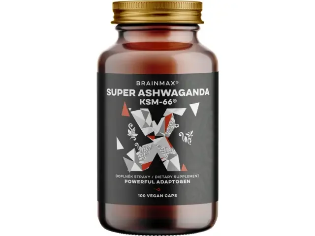 Super Ashwaganda KSM 66® 100 kapslí