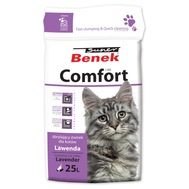 Super Benek Comfort levandule - 25 L