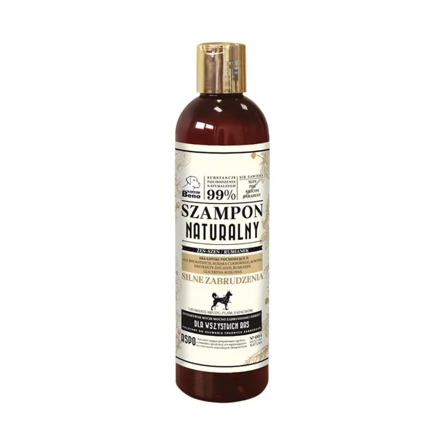 SUPER BENO Přírodní šampón pro silně znečištěné psy 300ml