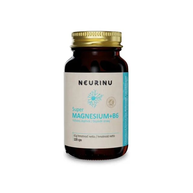 Super MAGNESIUM+B6 – 120 kapslí