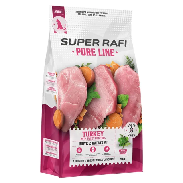 SUPER RAFI Pure Line Krůta granule pro psy