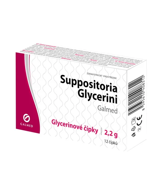 Supp. Glycerini Galmed 2,2g 12 čípků