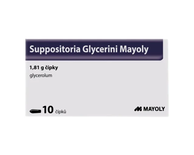 Suppositoria Glycerini Mayoly 1.81g sup.10