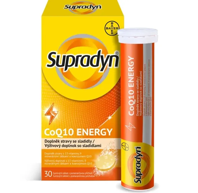 Supradyn CO Q10 Energy 30 šumivých tablet