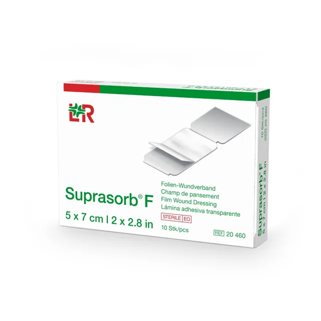 Suprasorb F 5 x 7 cm sterilní foliové krytí 10 ks