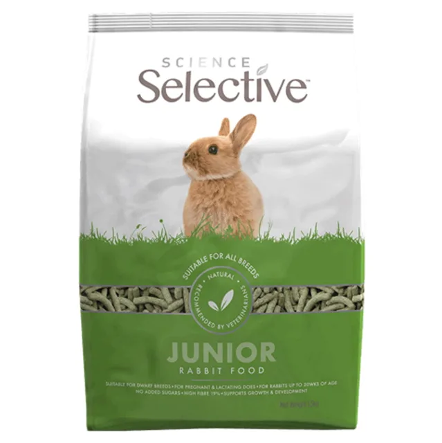 SUPREME Science Selective rabbit junior krmivo pro králíka, Hmotnost balení: 1,5 kg