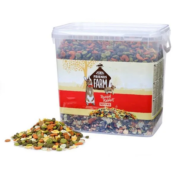 SUPREME Tiny Friends Farm Tasty mix krmivo pro králíky kbelík 4 kg
