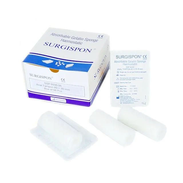 SURGISPON Tampon 80 x 30 mm 6 kusů