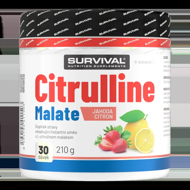 Survival Citrulline Malate 210 g jahoda-citron