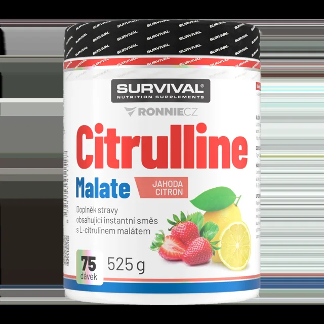 Survival Citrulline Malate 525 g jahoda-citron