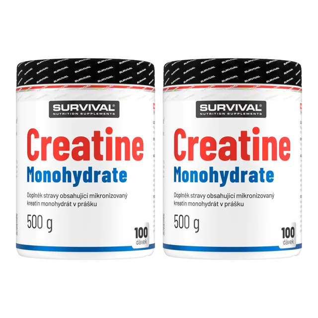 Survival Creatine Monohydrate AKCE 500 g + 500 g