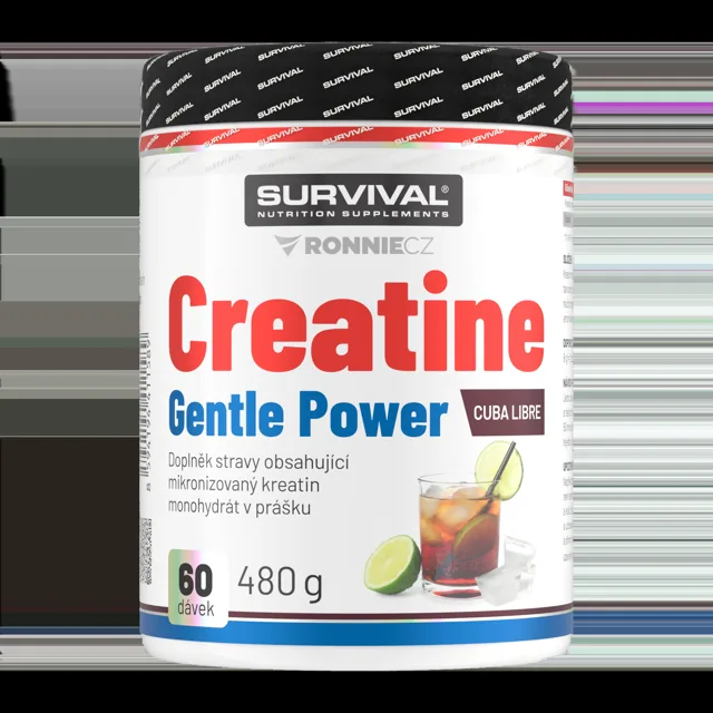 Survival Creatine Monohydrate Gentle Power 480 g cuba libre