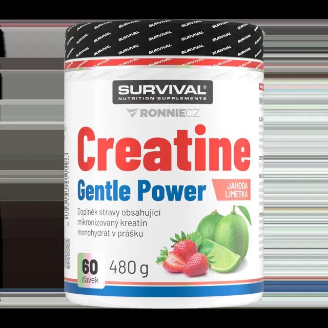 Survival Creatine Monohydrate Gentle Power 480 g limeta-jahoda