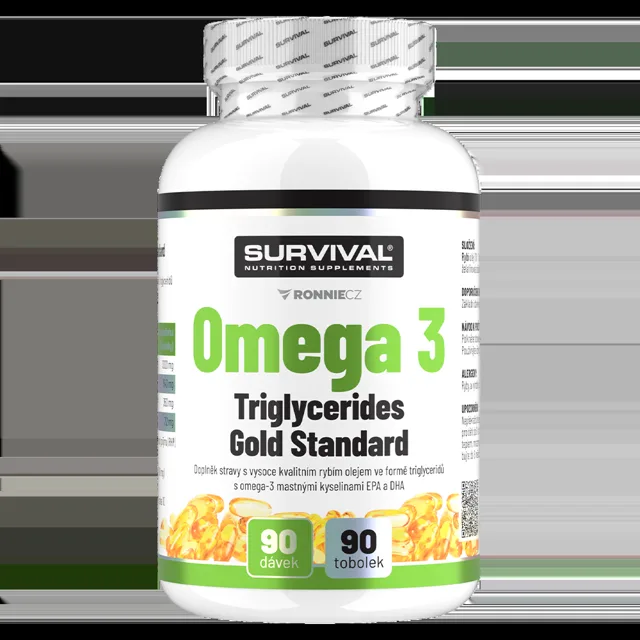 Survival Omega 3 Triglycerides Gold Standard 90 tob