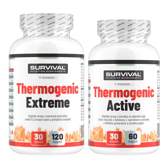 Survival Thermogenic Extreme + Thermogenic Active AKCE 1+1
