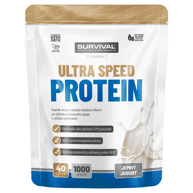 Survival Ultra Speed Protein 1000 g jemný jogurt