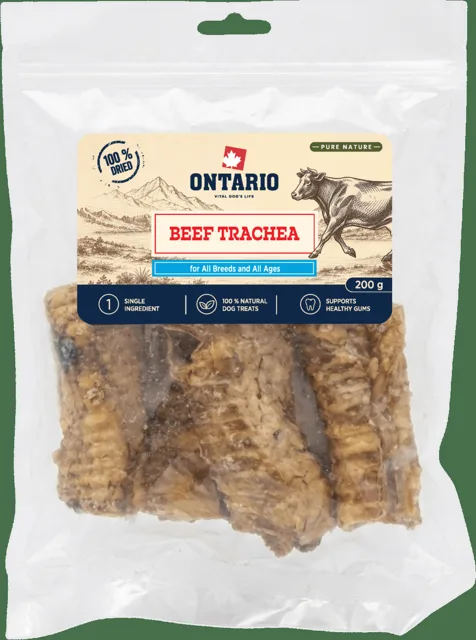 Sušené hovězí průdušnice Ontario Pure Nature 200 g