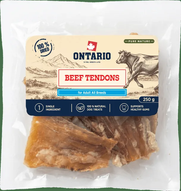 Sušené hovězí šlachy Ontario Pure Nature 250 g