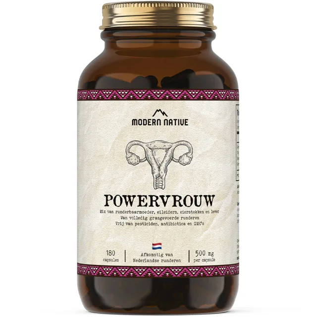 Sušené hovězí vaječníky Power Woman, 180 kapslí