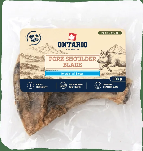 Sušené vepřové lopatky Ontario Pure Nature 100 g