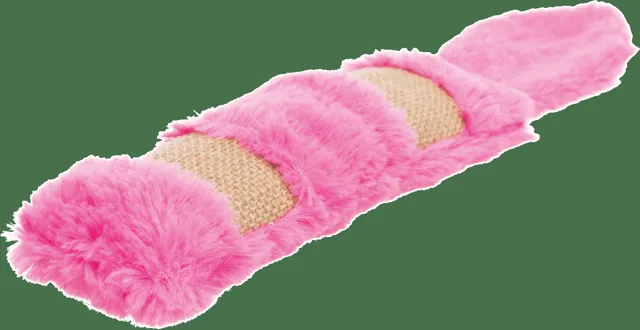 Šustící polštářek s šantou kočičí 39cm