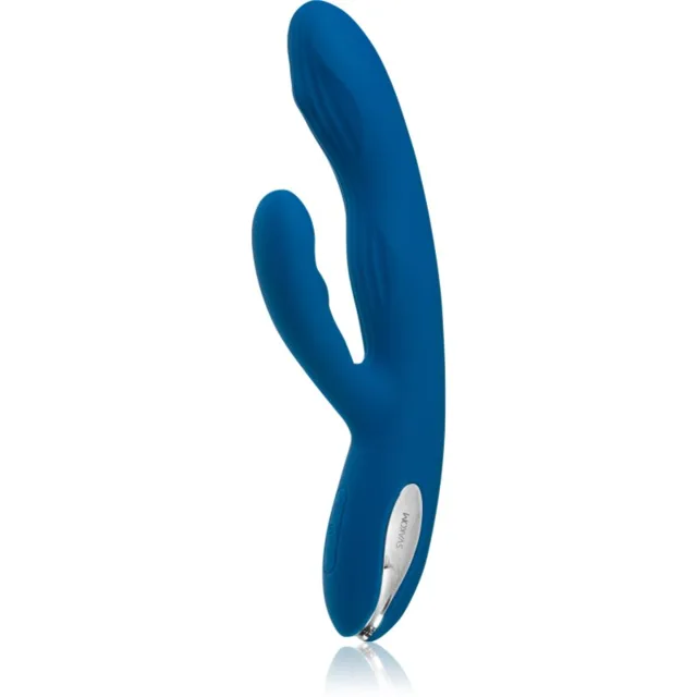 Svakom Aylin Powerful Pulsating Dual-Headed vibrátor se stimulátorem klitorisu Blue 21,5 cm