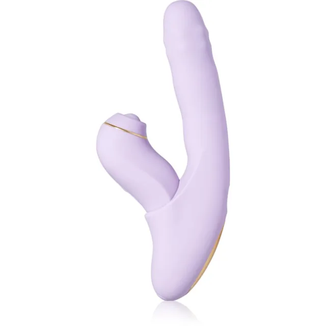Svakom DuoGlow Thrusting Beaded With Pulsating Stimulator vibrátor se stimulátorem klitorisu 20.5 cm
