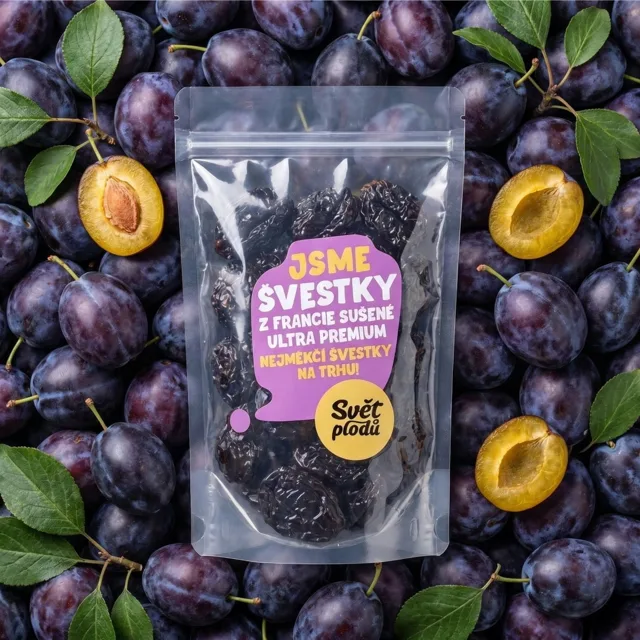 Švestky sušené Ultra Premium z Francie váha 1kg