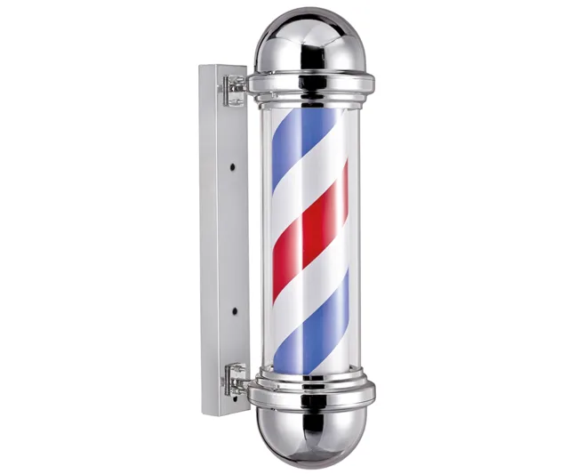 Světelný poutač pro holičství Eurostil Professional - 50 cm, stříbrný (04743) + dárek zdarma