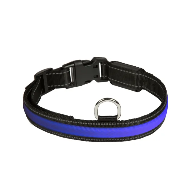 Svítící obojek Eyenimal RGB - vel. S: obvod krku 40 - 45 cm