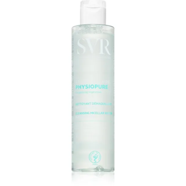 SVR Physiopure Eau Micellaire jemná čisticí micelární voda na obličej a oční okolí 200 ml