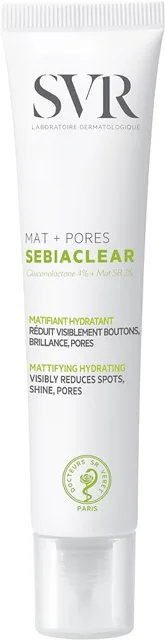 SVR Sebiaclear Mat+Pores, krém pro mastnou a smíšenou pleť, 40ml