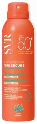 SVR Sun Secure sprej na opalování Moisturising Invisible SPF50+ 200 ml
