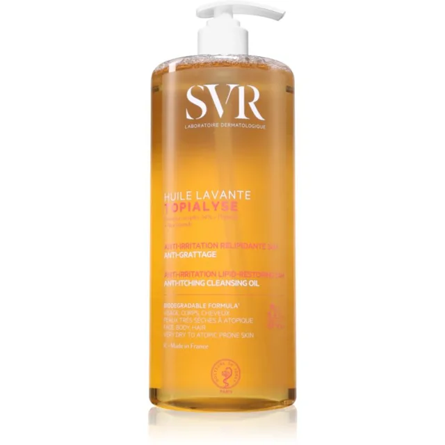 SVR Topialyse čisticí micelární olej pro suchou až atopickou pokožku 1000 ml